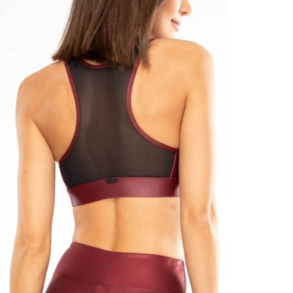 Nwt koral sweeper infinity bra in ruby - Picture 2 of 2